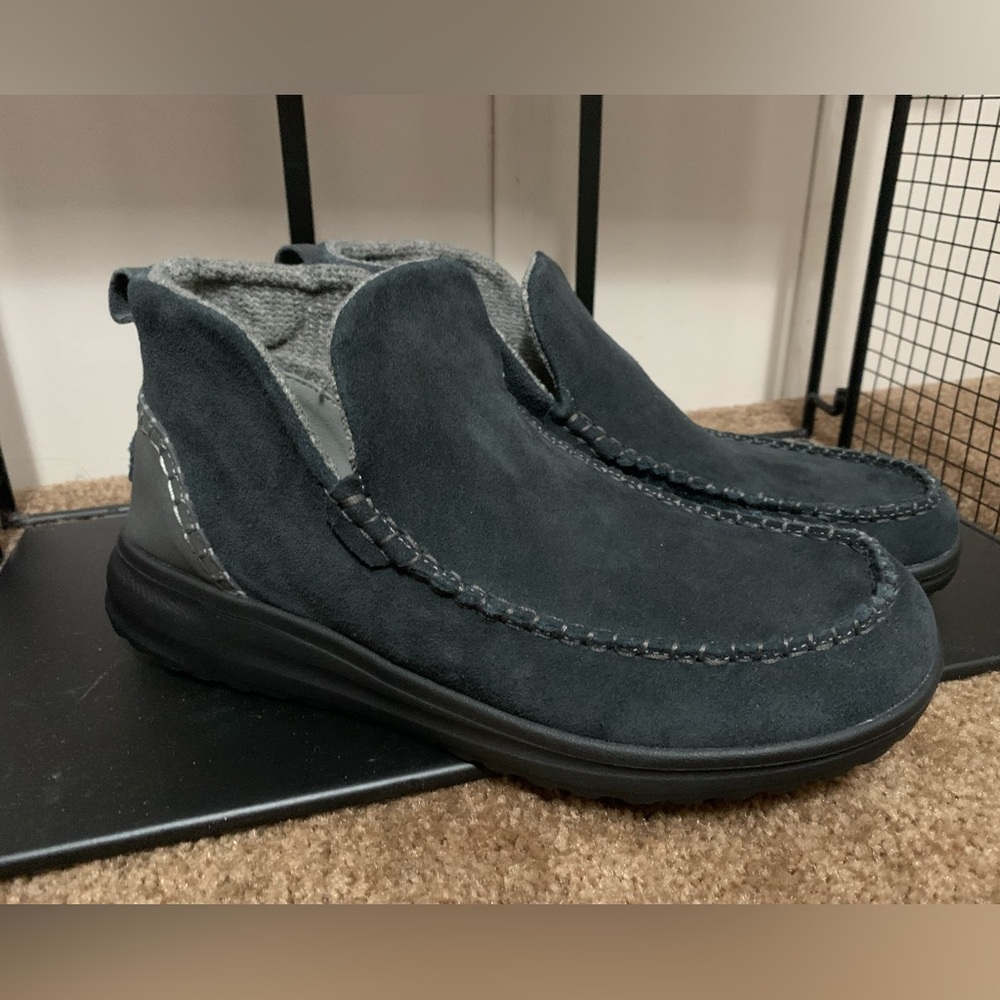 Heydude Denny Black Suede size 11